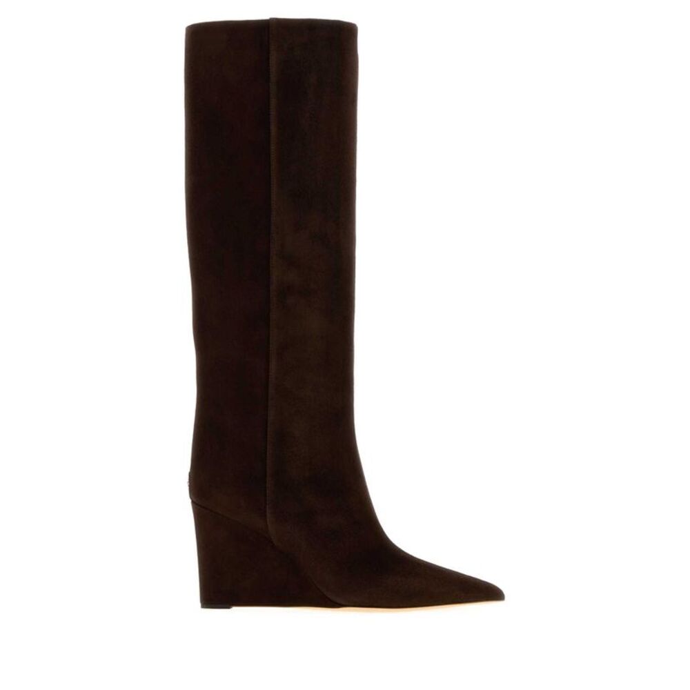 Jimmy Choo Women Chocolate Suede Blake Boots